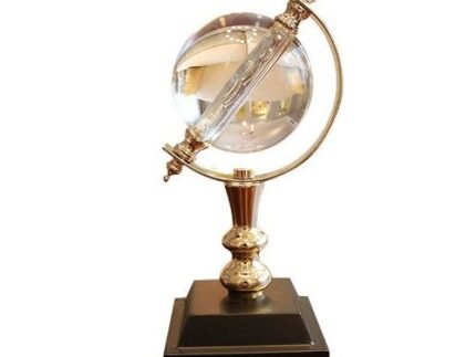 European Crystal Rotating Globe