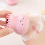 Silicone Facial Cleansing Makeup Cleaner Tool Skin Care Deep Pore Black Heads Removal Manicure Pedicure Face Scrub Washing Brush Massager - Image 3