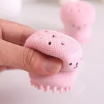 Silicone Facial Cleansing Makeup Cleaner Tool Skin Care Deep Pore Black Heads Removal Manicure Pedicure Face Scrub Washing Brush Massager - Image 4