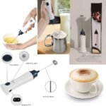 Rechargeable Electric Coffee Frother & Milk Beater – Handheld Foam Maker with Stainless Steel Whisk, USB Charging, and Powerful Motor - Image 2
