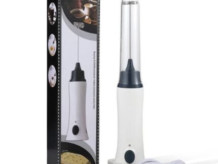 Rechargeable Electric Coffee Frother & Milk Beater – Handheld Foam Maker with Stainless Steel Whisk, USB Charging, and Powerful Motor